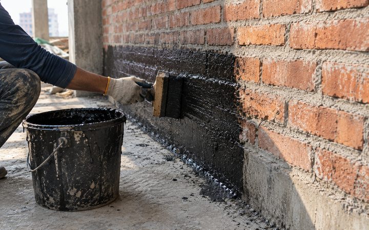 Damp proofing work