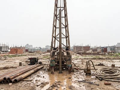 Deep tube well work