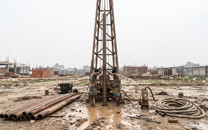 Deep tube well work