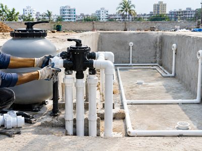 Swimming pool work
