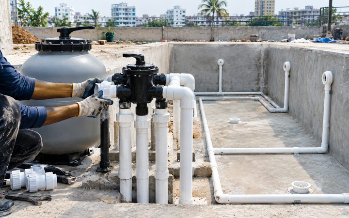 Swimming pool work