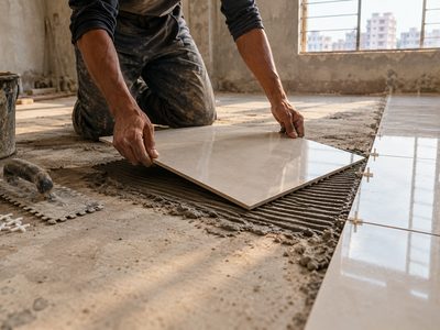 Tiles, marble & granite work
