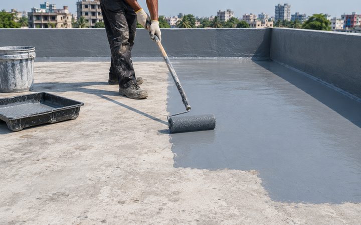 Water proofing work